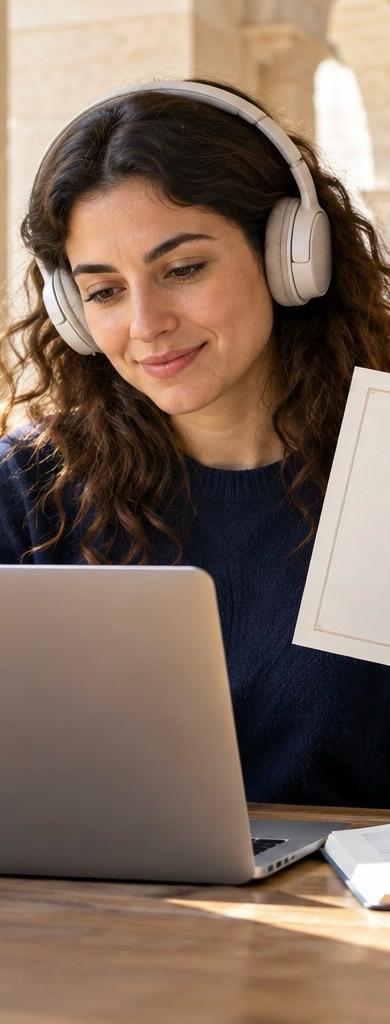 Immagine illustrativa generata con IA dedicata alle competenze linguistiche e digitali